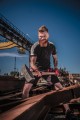 Rękawice ochronne bez palców z poduszką chroniącą przed odciskami Lahti PRO L2806 czerwone