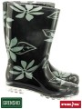 Kalosze damskie REIS BTDFLOWER REIS czarno-szare