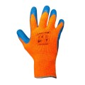 Rękawice ochronne ocieplane Lahti PRO L2502 pomarańczowo-niebieskie