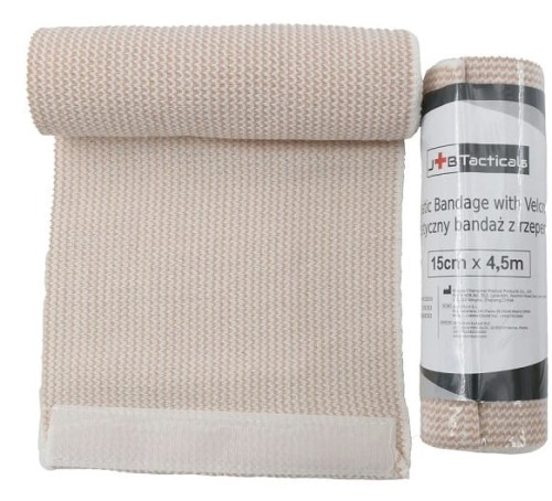 Elastyczny bandaż IFAK z rzepem 15 cm honeycomb opaska uciskowa