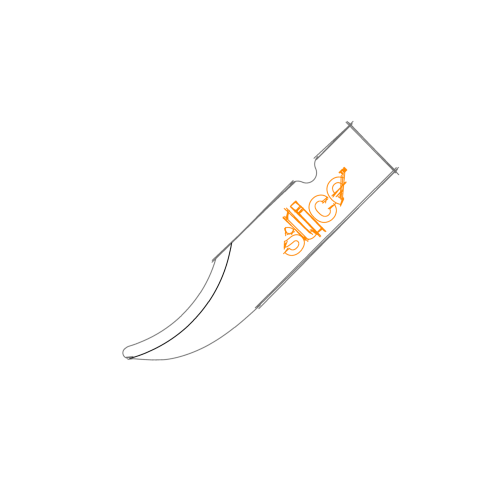 Ostrza ceramiczne Slice Seam Ripper spiczaste