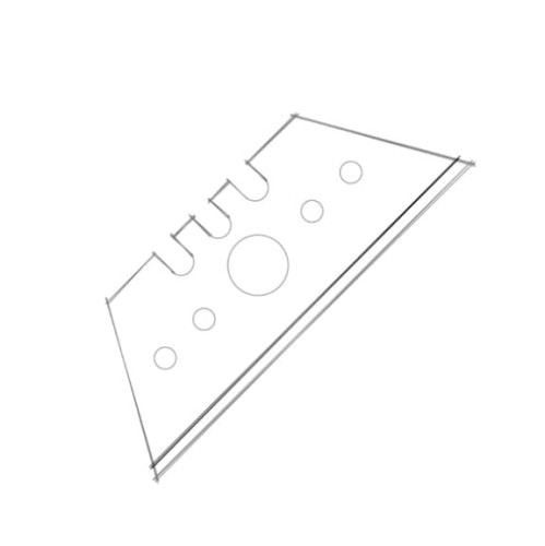 Ostrze trapezowe nierdzewne WBG207 3N5H