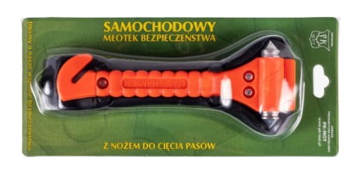 Samochodowy młotek bezpieczeństwa
