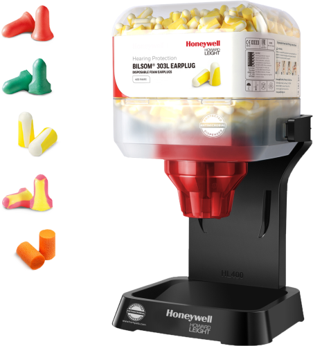Dozownik wkładek przeciwhałasowych Honeywell BILSOM303L z wkładkami w zestawie