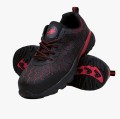 Półbuty bezpieczne REIS BRDRACO czarno-czerwone