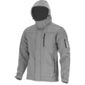 Kurtka soft-shell z kapturem ocieplana Lahti PRO L40951 szara
