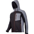 Kurtka soft-shell z kapturem Lahti PRO L40916 szaro-czarna
