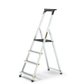 Drabina PRO aluminiowa z półą 4 stopnie 150 kg